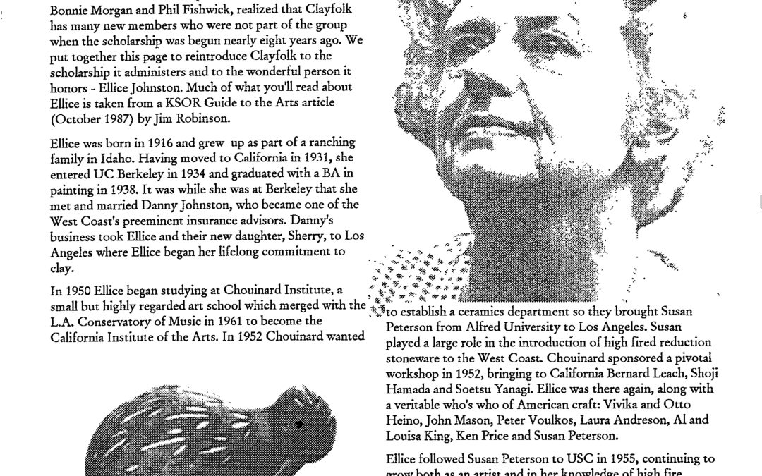 Ellice Johnston Scholarship